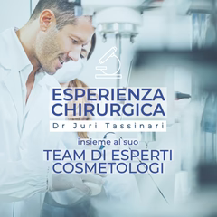 Dottor Juri Tassinati e il team di esperti cosmetologi